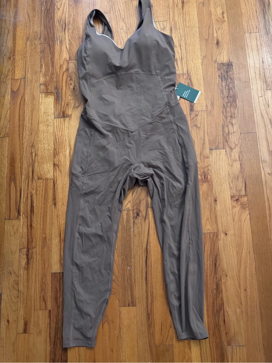 HALARA Pants - HALARA Taupe Full-Length Jumpsuit